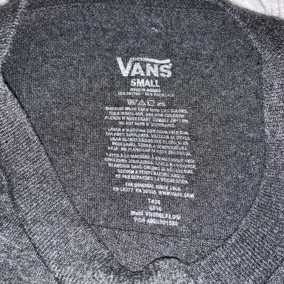 COPY - Vans logo t shirt men’s Small -grey - Picture 4 of 7